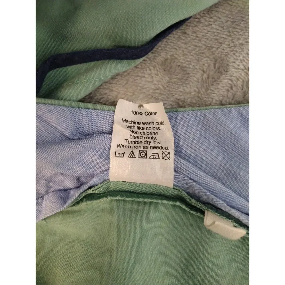 J. Crew Chino Shorts Mens 35 Mint Green 100% Cotton Preppy Outdoor Beach Casual